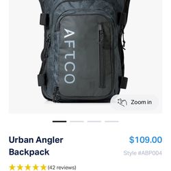 Urban Angler Backpack AFTCO Fishing 5 Star Review amazing Bag! 