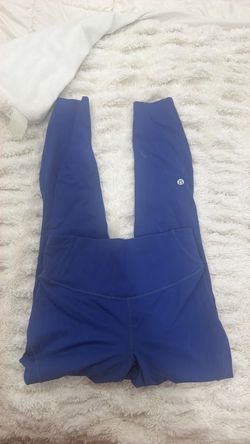 blue lululemon leggings