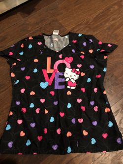 $25 size medium hello kitty scrub top