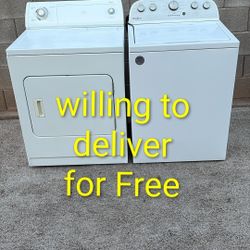 Whirlpool Washer And Electric Dryer SET