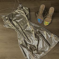 Silver BodyCon Dress