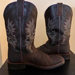 Women’s Western Double H Leather Boots