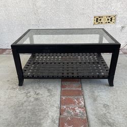 Beautiful MCM Glass Top Coffee Table🌷