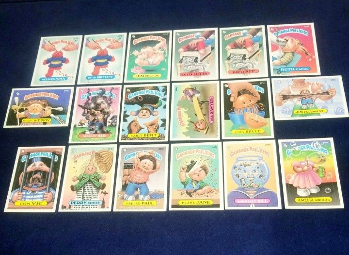 ~(18) GARBAGE PAIL KIDS LOT (SERIES 8 & 9)~ (MT)
