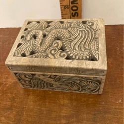 Asian Soapstone Box