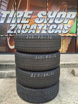 SET OF 265/70/16 GOOD YEAR WRANGLER