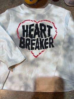 Little boys 18m Heart Breaker tshirt