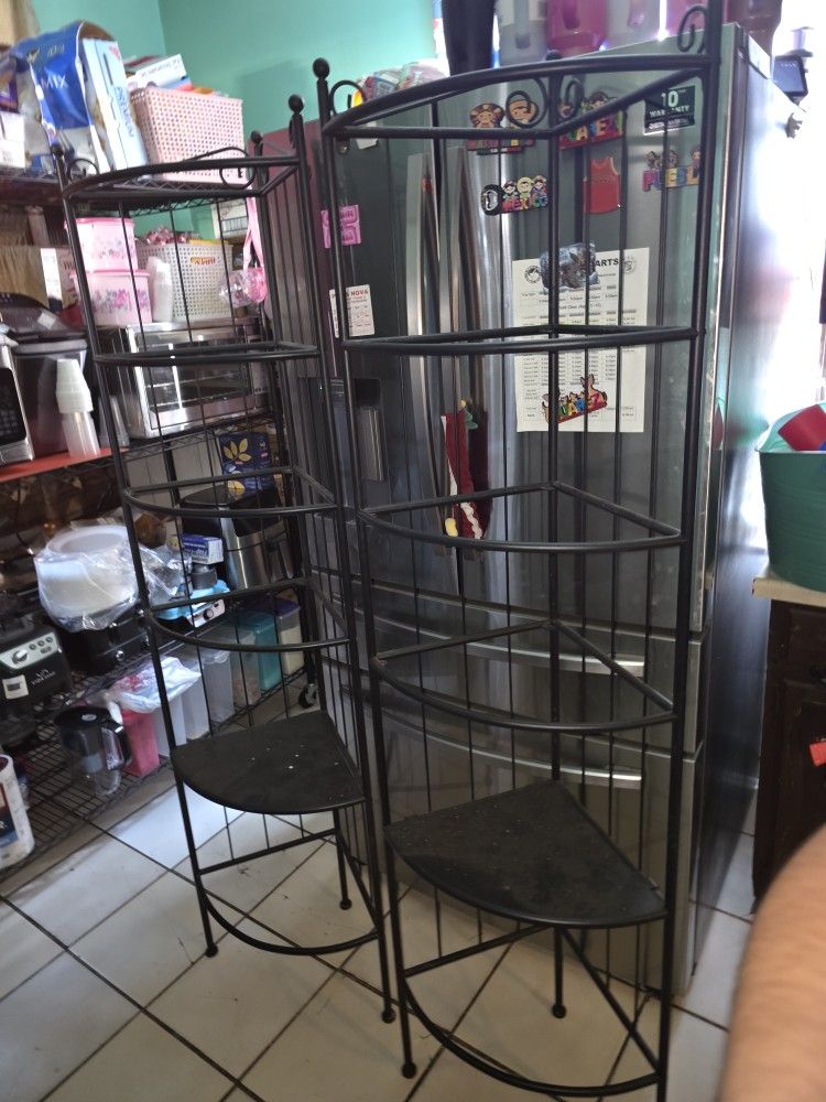 Corner Shelves.