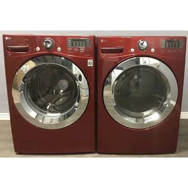 LG 4.5 Cu. Ft. Washer WM3670HRA & 7.4 Cu. Ft. Electric Dryer DLEX3370R