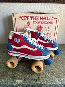 ACS Of the Wall Rollerskates Roller Skates ACS-430 USA Sz 8 Women Vintage Vans