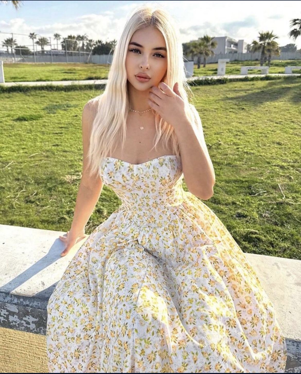 Cute Yellow Shein Summer Dress