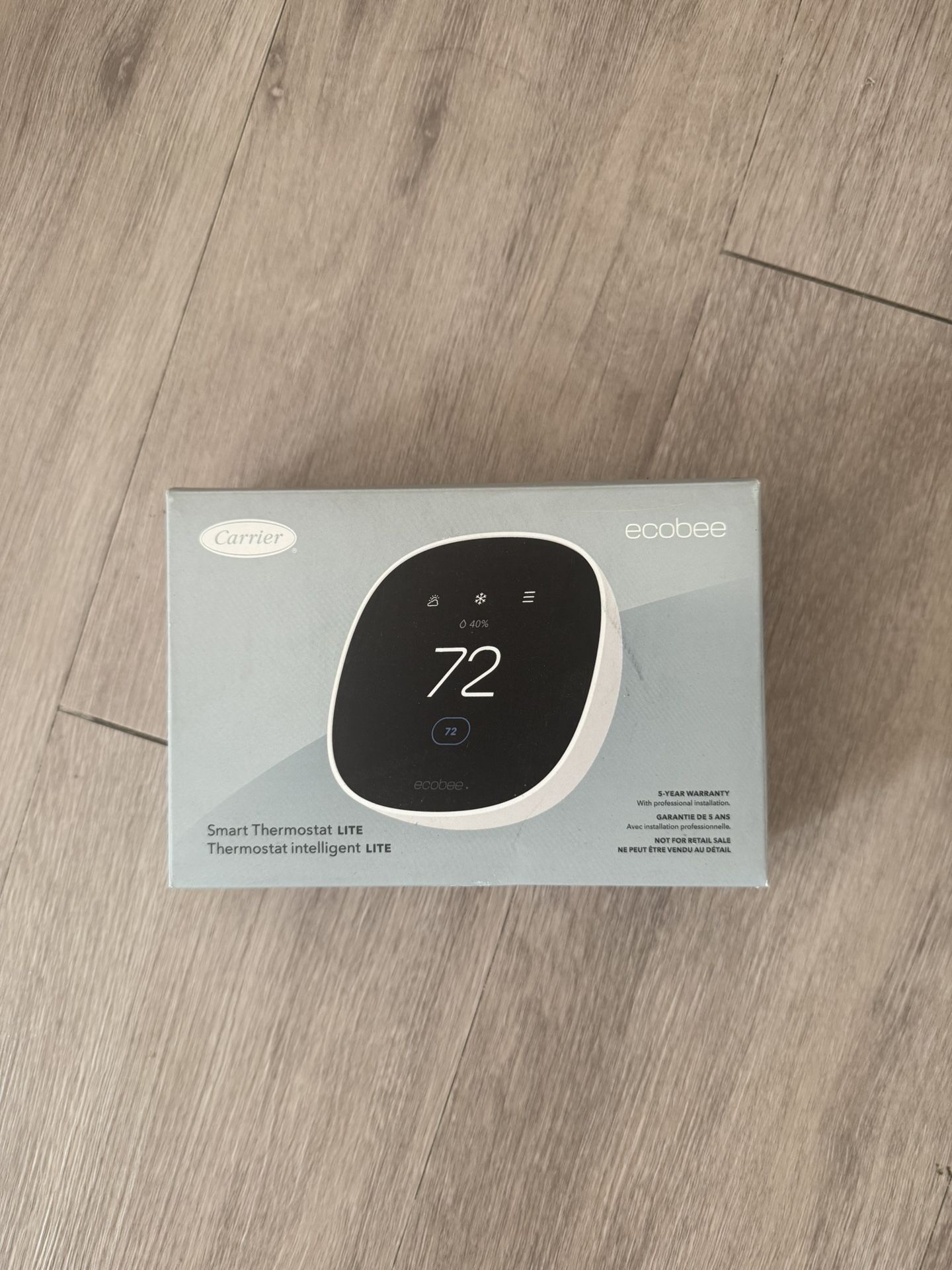 Carrier ecobee Smart Thermostat Lite – WiFi, Alexa/Google/Apple Home Compatible – Energy Savings up to 23% – Brand New (Sealed)