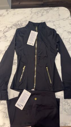 Lululemon define jacket and shorts set