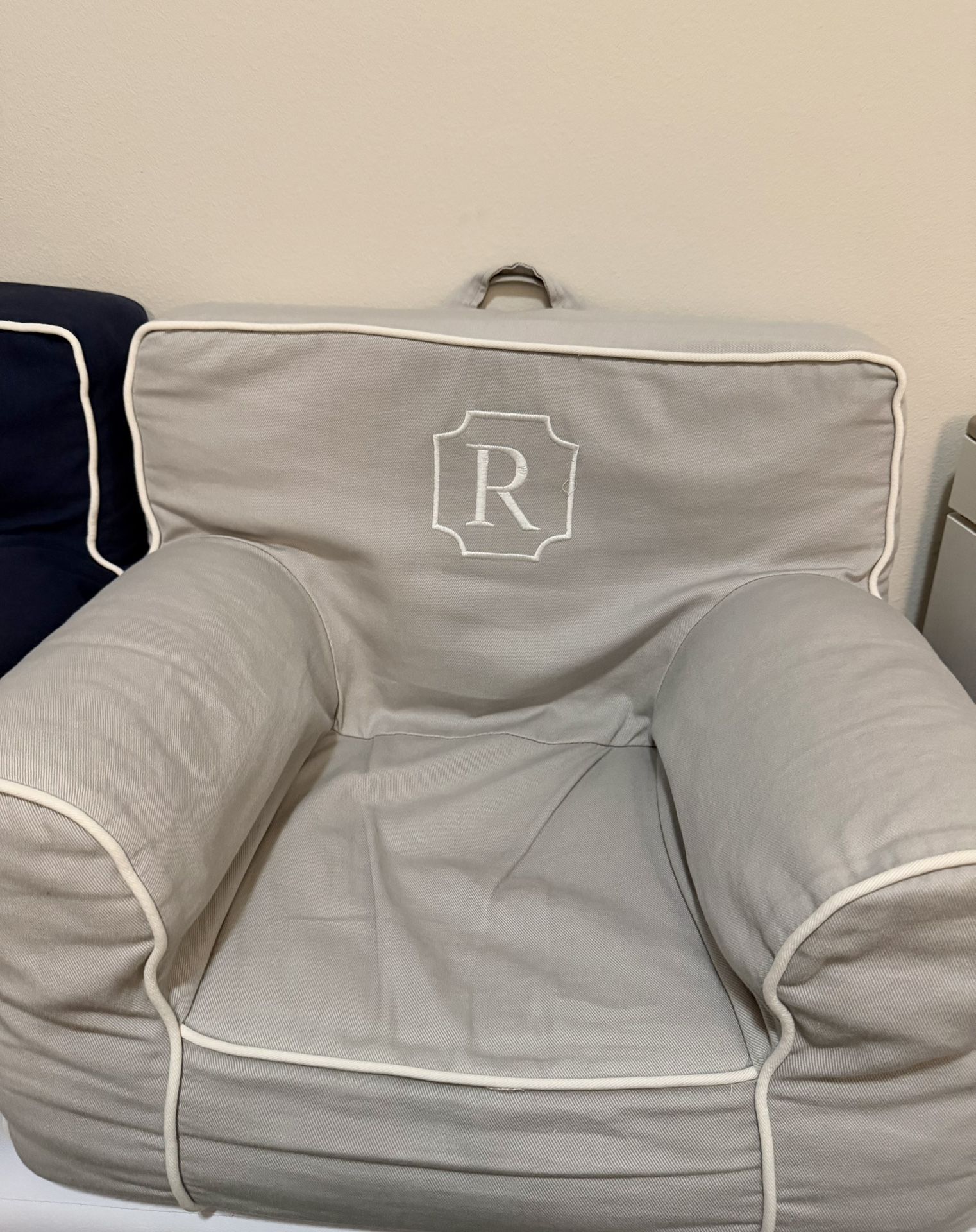 Pottery Barn Kids Anywhere Chair Grey with R 