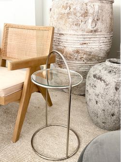 Side glass table from Crate & Barrel