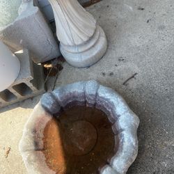 Concrete Bird Bath