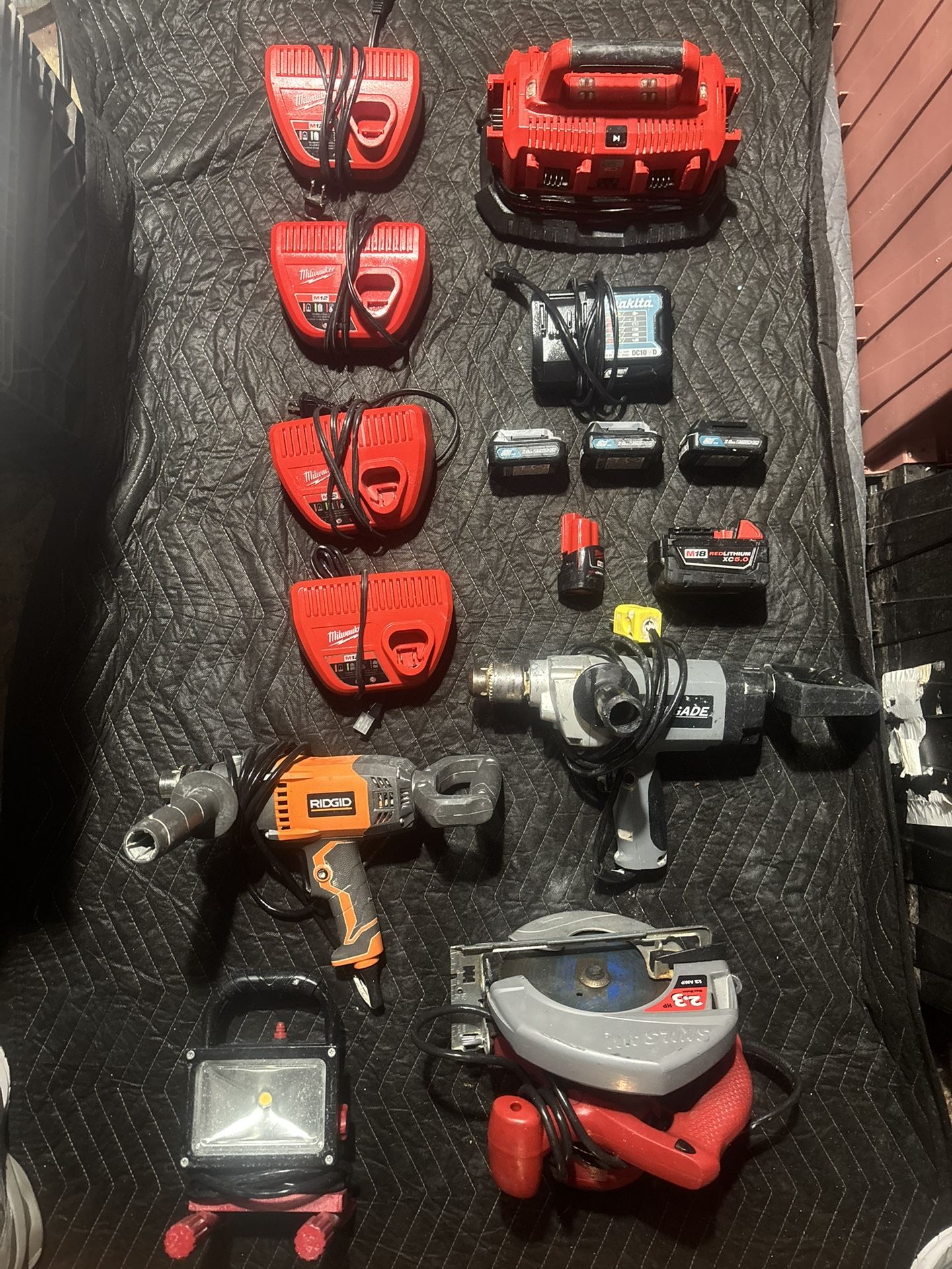 Milwaukee Batteries & Charger