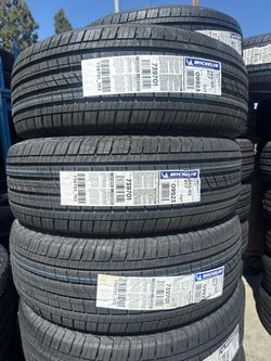 265/65/17 Michelin (4) new tires installed and balanced 50,000 miles warranty