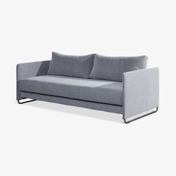 CB2 Sleeper Sofa, Microgrid Grey