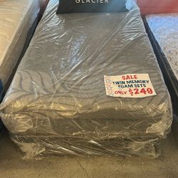 Twin Mattress Set Promo 10” Inch Memory Foam 