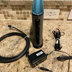 MOTOROLA MB7621 cable MODEM 24x8, 900 mbps, Docsis 3.0 Xfinity Cox Spectrum