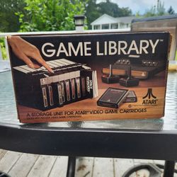 Vintage Atari Game Storage Unit