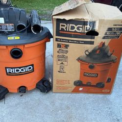 RIDGID NXT Wet/Dry Shop Vacuum 16 Gal 5.0 HP with Filter & Locking Hose Orange 