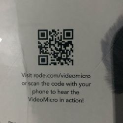 VideoMicro Compact On-Camera Microphone 