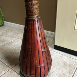 Bamboo Vase With Ornaments 