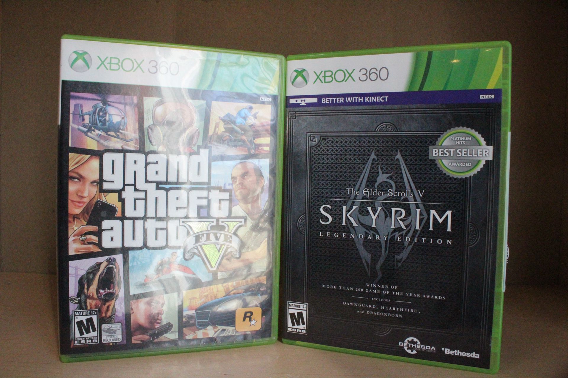 Skyrim The Elder Scrolls & Grand Theft Auto 5 Bundle