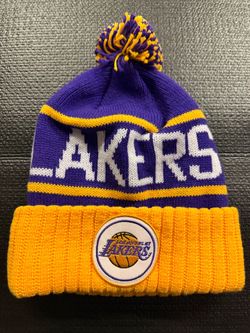 Lakers Beanie Cap Mitchell & Ness