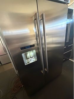 48” JENN AIR BUILT IN STAINLESS STEEL REFRIGERATOR
