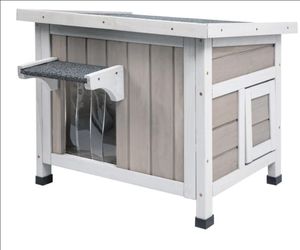 Outdoor Wooden Cat or Small Dog House