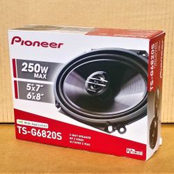 Pioneer Car Speakers Set 5x7 Or 6x8 Inch 2-Way Coaxial Speaker System 250 W TS-G6820S 🚨 Payment Options Available 🚨 No Credit Needed 🚨 
