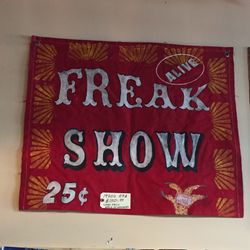 1970's Freak Show banner