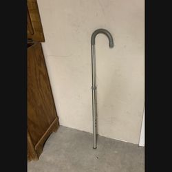 Grayline Medical Adjustable Silver Cane 