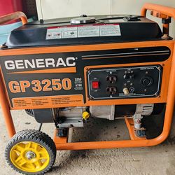 Generac GP 3250 Generator — Runs well. Cash only.