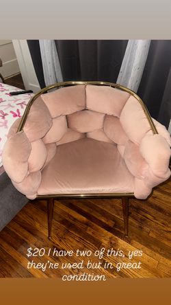 Light pink chairs