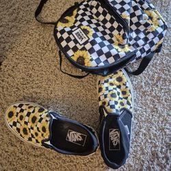 Matching VANS and Sunflower 🌻 Backpack 