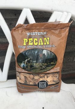 Pecan bbq wood smoking chips! New in bag!