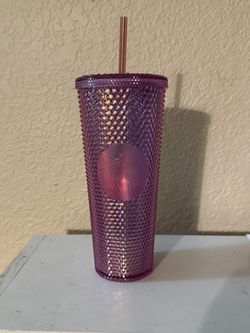 Walt Disney World 50th Anniversary Geometric Pink Starbucks Tumbler with Straw