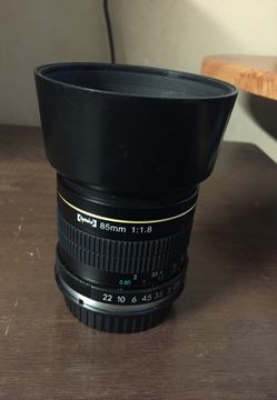 85mm manual lens