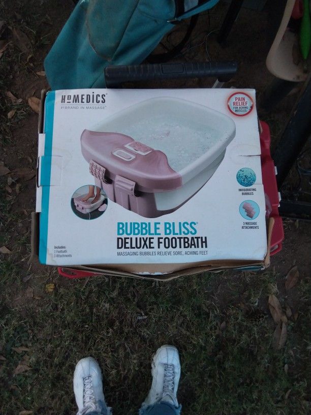 Homedics Bubble Bliss Deluxe Footbath