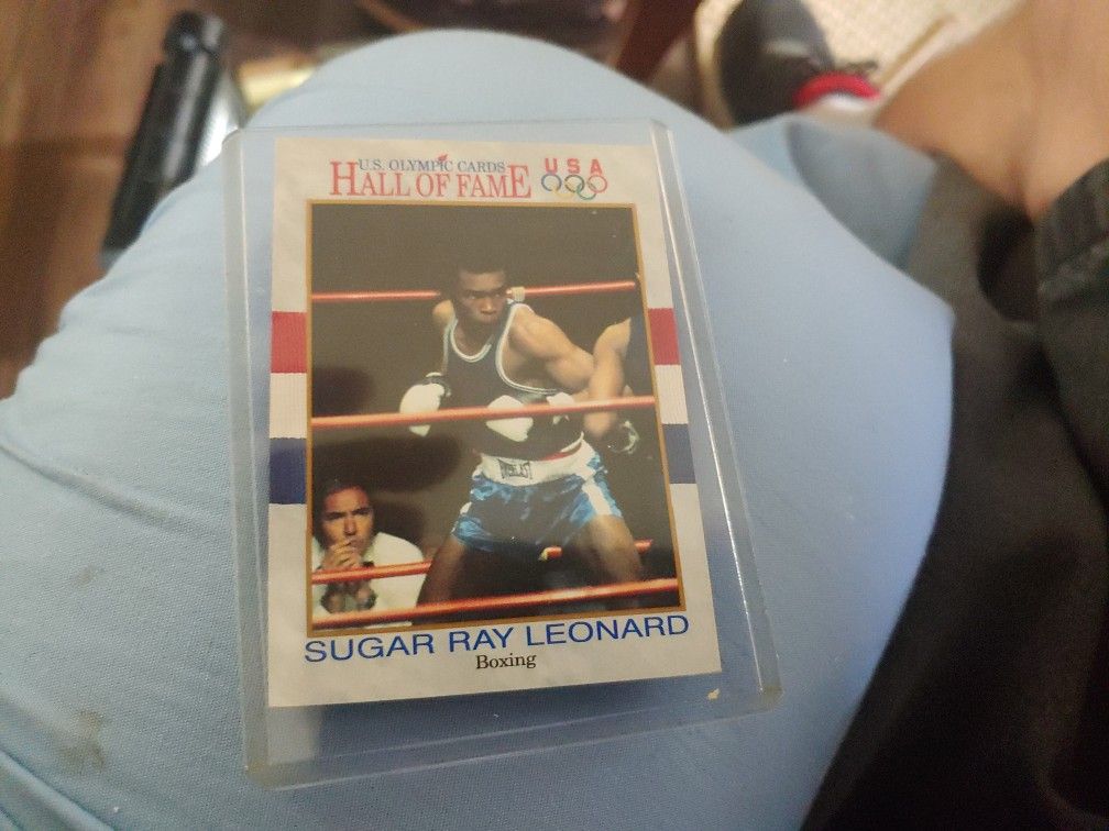 U.S 1991 Olympic Hall Of Fame. SUGAR RAY LEONARD