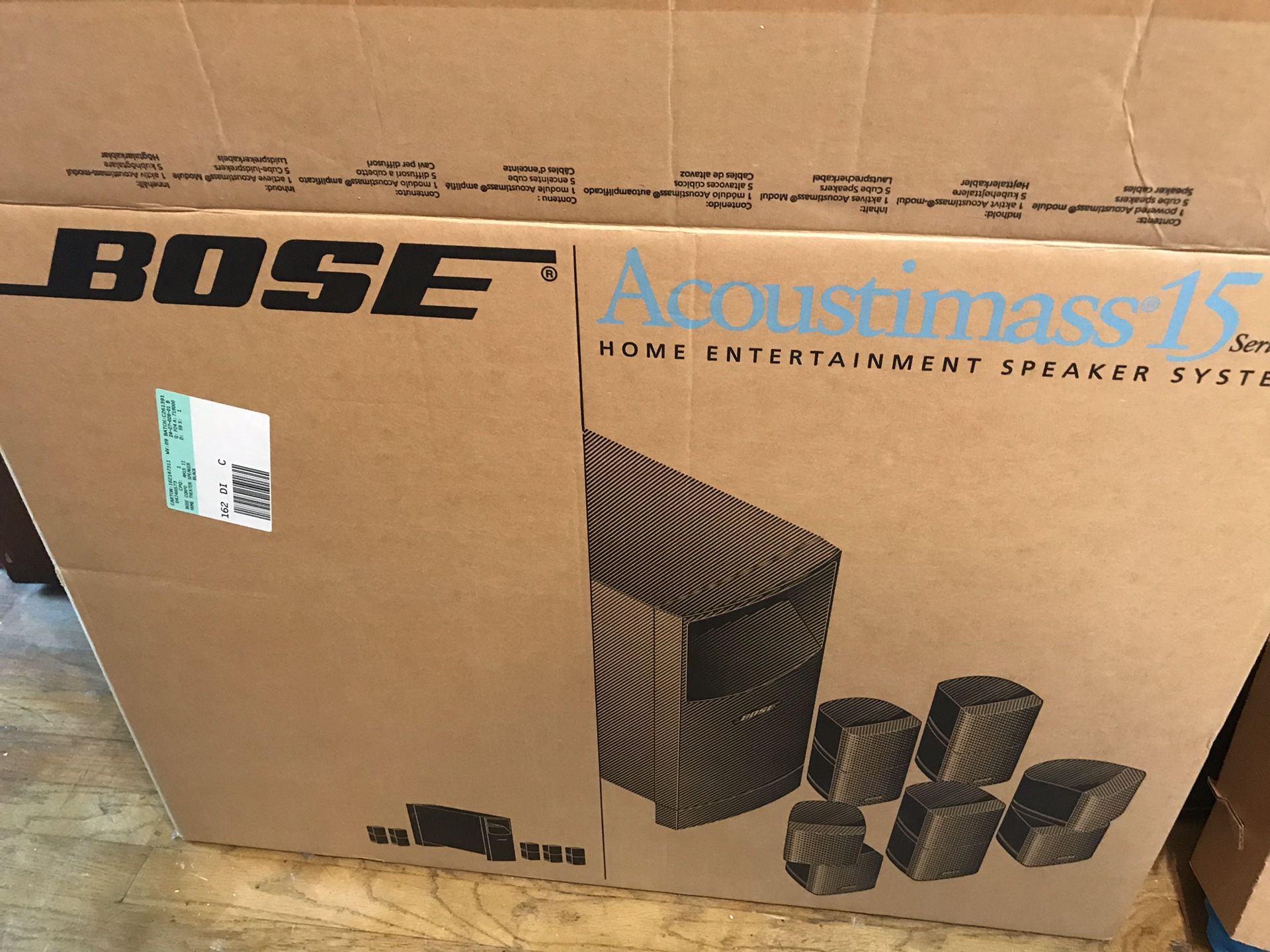 Bose Acoustmass Surround Sound Speakers