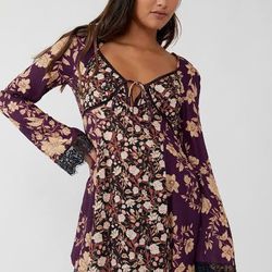 Free People Odette Printed Tunic - Feel Free to Ask Questions