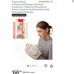 Smart Hand Massager W/ Heat/Compression NEW