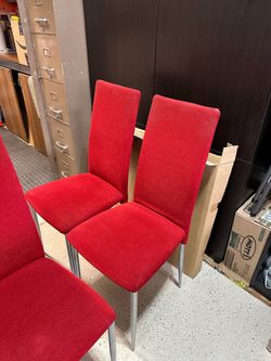 Italian made 6 Metal Dining Chairs
