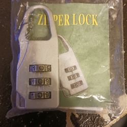 Combination Zipper Lock