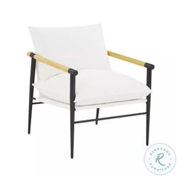 Cali Pearl Performance Fabric Accent Chair
